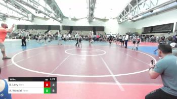 61 lbs Rr Rnd 3 - Solomon Levy, Apex K-6 Club vs Antonio Woodall, Doughboys