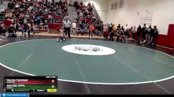 126 lbs Champ. Round 3 - Dexter Opps, Powell vs Talon Thoman, Riverton