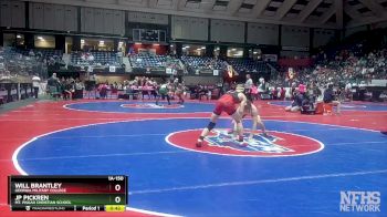 1A-150 lbs Cons. Round 2 - Will Brantley, Georgia Military College vs JP Pickren, Mt. Pisgah Christian School