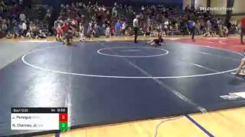 61 lbs Semifinal - Jaxon Peneguy, Big Red MC Wrestling Club vs Nicholas Cherney, Jr., Storm Wrestling Center