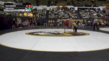 165 lbs Quarterfinal - Clay Giddens, Oklahoma vs Joel Mylin, Missouri