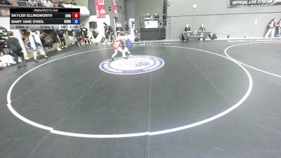 125 lbs Skyler Ellingworth, IEWA - Inland Empire Wrestling Association vs Mary Jane O'Neil, OCWA - Orange County Wrestling Association
