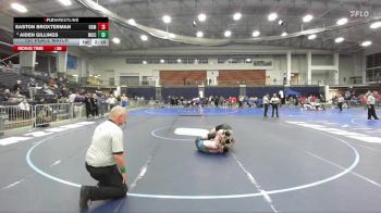 149 lbs 1st Place Match - Easton Broxterman, USMAPS vs Aiden Gillings, Niagara County Community College