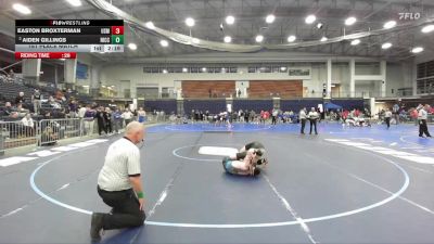149 lbs 1st Place Match - Easton Broxterman, USMAPS vs Aiden Gillings, Niagara County Community College