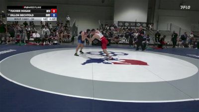 92 lbs Cons. Round 7 - Tucker Hogan, Mat-Town USA vs Dillon Bechtold, Buffalo Valley Regional Training Center