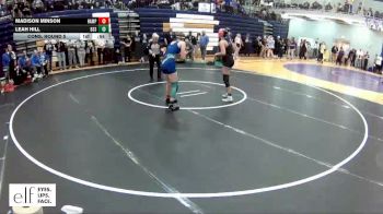 145 lbs. Cons. Round 5 - Madison Minson, Hampshire vs Leah Hill, Blue Springs South