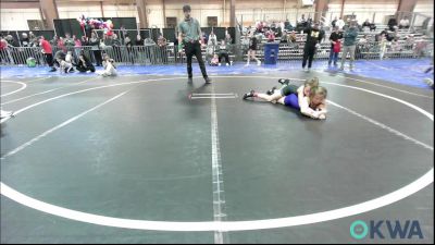 70-74 lbs Rr Rnd 2 - Violet Mayfield, Madill Takedown vs Legend Koch, Duncan Demon Wrestling