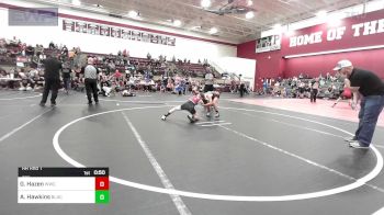 76 lbs Rr Rnd 1 - Grayson Hazen, Woodland Wrestling Club vs Aiden Hawkins, Blackwell Wrestling Club