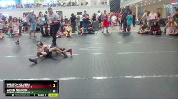 48 lbs Round 7 (10 Team) - Weston Olvera, Florida Scorpions Gold vs Aiden Nguyen, Florida Scorpions Black