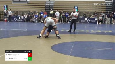 197 lbs Round Of 16 - Brett Wittmann, Clarion vs Remy Cotton, Michigan State