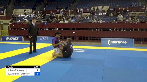 Jacob Cole Caraway vs Guillermo Andrés C. Guerra 2024 Pan IBJJF Jiu-Jitsu No-Gi Championship