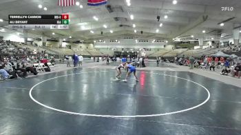 138 lbs 2nd Wrestleback (8 Team) - Terrellyn Cannon, Bartlett High School Girls vs Ali Bryant, Blackman High School Girls