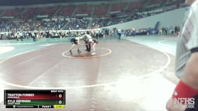 4A-120 lbs Semifinal - Kyle Sieminski, Sweet Home vs Trayton Forbes, Marshfield