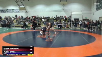 180 lbs Cons. Round 1 - Brynn Adasiewicz, Skyline vs Alexia Garcia, Delta