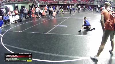 56 lbs Cons. Round 4 - Jaxson Milowe, Bennington Wrestling Club vs Cooper Lotter, Falls City Wrestling Club