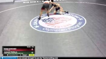 152 lbs Cons. Round 5 - Evan Sanchez, California vs Xadian Padilla, Vasky BrosPitman Wrestling Club