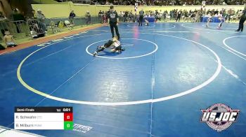 43 lbs Semifinal - Remmi Schwahn, Chandler Takedown Club vs Breckon Milburn, Powerhouse Wrestling