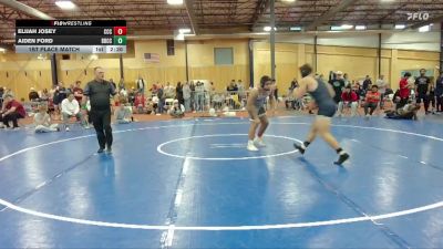 197 lbs 1st Place Match - Elijah Josey, Clackamas Community College vs Aiden Ford, Big Bend Community College