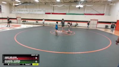 70 lbs Semifinal - Enzekiel Harris, Riverton USA Wrestling vs Jake Nelson, Cody Wrestling Club