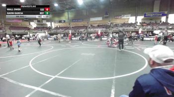 82 lbs Rr Rnd 1 - Niall Owen, Elbert County Wranglers vs Gavin Garcia, Westside WC