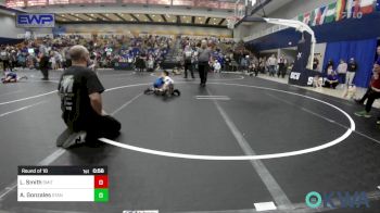 46 lbs Round Of 16 - Logan Smith, Smith Wrestling Academy vs Antonio Gonzales, Standfast OKC