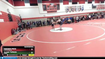 285 lbs Quarterfinal - Sloan Tumaua, Forks vs Mathew Price, Naches Valley