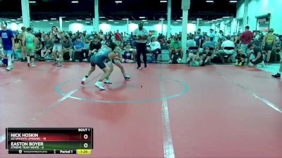 84 lbs Round 1 (4 Team) - Easton Boyer, Xtreme Team White vs Nick Hoskin, U2 Upstate Uprising