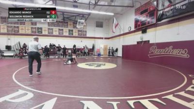 133 lbs Champ. Round 1 - Solomon Resnick, Mission College vs Eduardo Munoz, Fresno City College