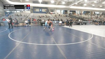 113 lbs Quarters - David Lopez, Montrose Elite vs Eli Sandoval, Gold Rush Wrestling