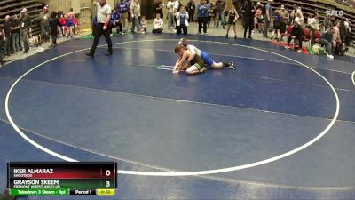 100 lbs Champ. Round 1 - Grayson Skeem, Fremont Wrestling Club vs Iker Almaraz, Shootbox