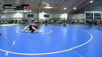 140 lbs Cons. Round 4 - Allie Silcox, Whiteland Community vs Rielle Hawkins, Elyria High School