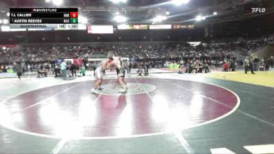 285 lbs Quarterfinal - Austin Reeves, Hillcrest vs T.J. Callier, Nampa