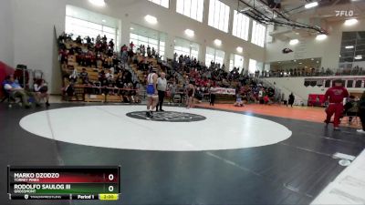 190 lbs Champ. Round 2 - Rodolfo Saulog Iii, Grossmont vs Marko Dzodzo, Torrey Pines