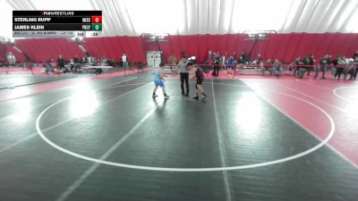 12U True Beginner - 121.4-138.6 Champ. Round 3 - Hector Garcia, Fond Du Lac Wrestling Club vs Braxton Collins, Wisconsin