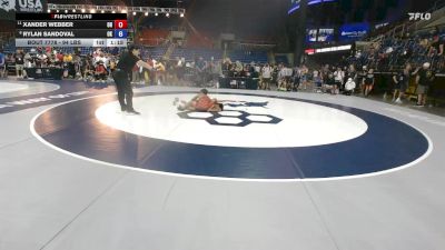 94 lbs Champ. Rd Of 16 - Xander Webber, OH vs Rylan Sandoval, OK
