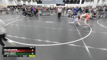 125 lbs Quarterfinal - Malakii Martin, Bear Cave Wrestling Club vs Aiden Arnett, Izzy Style Wrestling