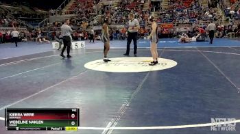 142 lbs Champ. Round 1 - Webeline Naklen, Fargo vs Kierra Were, Bismarck