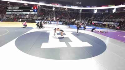 94 lbs Quarterfinal - Fern Jewett, General Brown vs Zoey Hernandez, Rocky Point