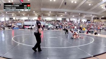 Girls 152 lbs Quarterfinal - Finnley Craig, Summit High School vs Elizabella Lauren, West Creek High School