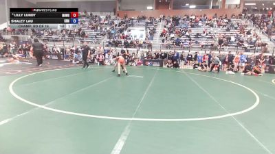 43 kg Champ. Rd Of 16 - Lilly Lundy, Motown Wrestling vs Shaley Lau, Golden Back MRTC