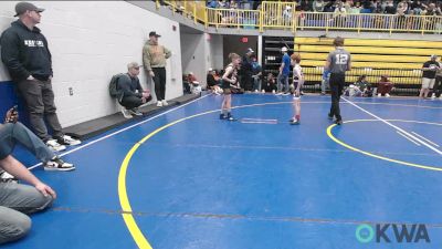 55 lbs Semifinal - Jett Gentry, Huskey Wrestling Club vs Riott Haden, Woodward Youth Wrestling