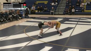 125 lbs Cooper Shore, California Baptist vs Bridger Ricks, Utah Valley