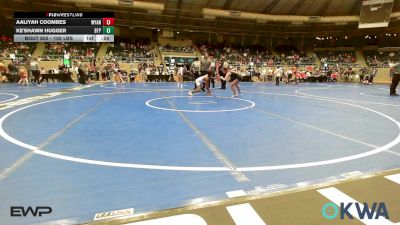 105 lbs Rr Rnd 1 - Aaliyah Coombes, Wyandotte Youth Wrestling vs Ke'Shawn Hugger, Tulsa Blue T Panthers