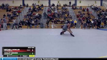 174 lbs Cons. Round 4 - Mitchell Nowlan, Rochester-CTC vs Wesley Girardi, UW-Eau Claire