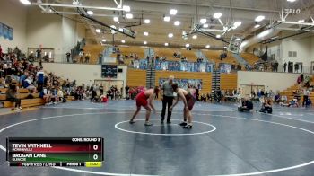 190 lbs Cons. Round 3 - Tevin Withnell, McMinnville vs Brogan Lane, Glencoe