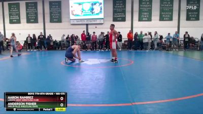 165-175 lbs Round 4 - Aaron Ramirez, Lakota West Wrestling Club vs Anderson Fisher, Shelbyville Wrestling Rams