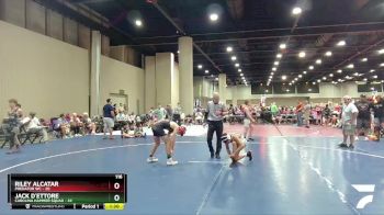 116 lbs Round 4 (6 Team) - Jack D`Ettore, Carolina Hammer Squad vs Riley Alcatar, Predator WC