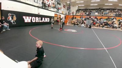 78-79 lbs Round 3 - Cormick Thacker, Greybull MS vs Lelund Scott, Worland Middle School
