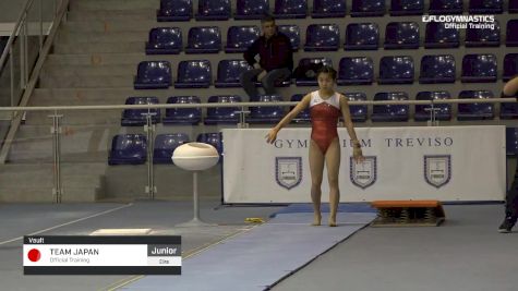 Team Japan Juniors - Vault, Official Training - 2019 City of Jesolo Trophy