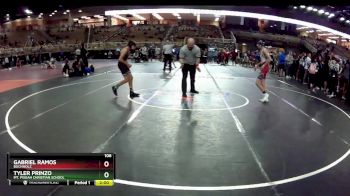 106 lbs Champ. Round 2 - Tyler Prinzo, Mt. Pisgah Christian School vs Gabriel Ramos, Buchholz